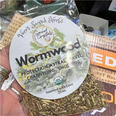 Organic Wormwood - .25oz - Sacred Crystals Herbs