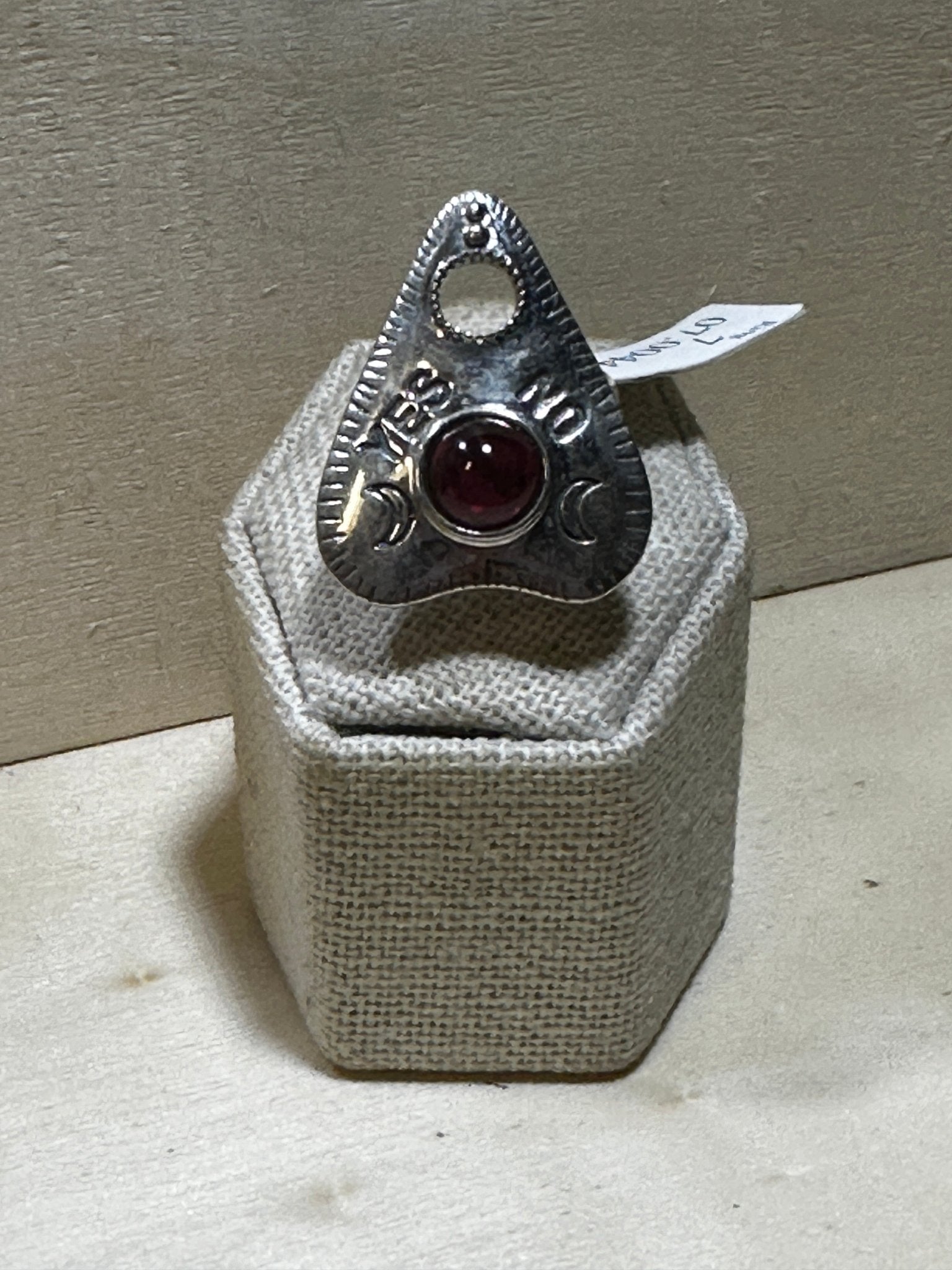 Ouija Garnet Ring (07.0044) - Sacred Crystals Rings