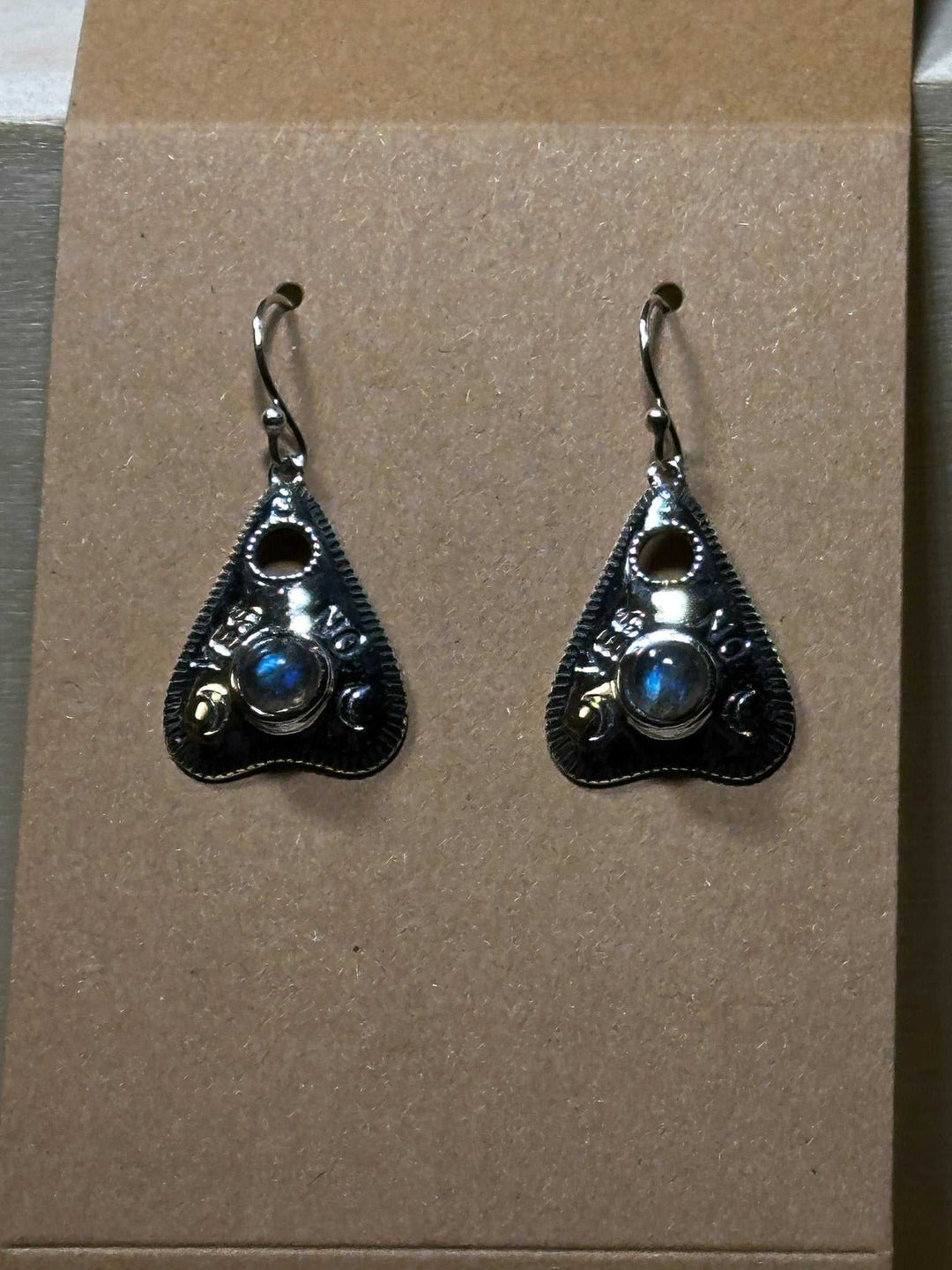 Ouija Labradorite Earrings (06.6044) - Sacred Crystals Earrings