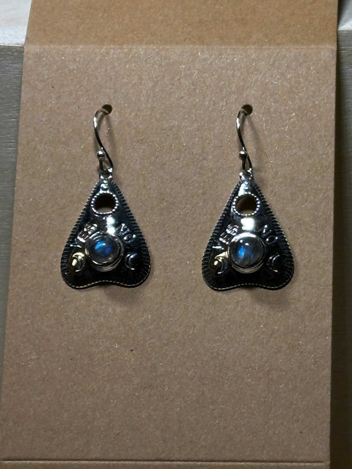 Ouija Labradorite Earrings (06.6044) - Sacred Crystals Earrings