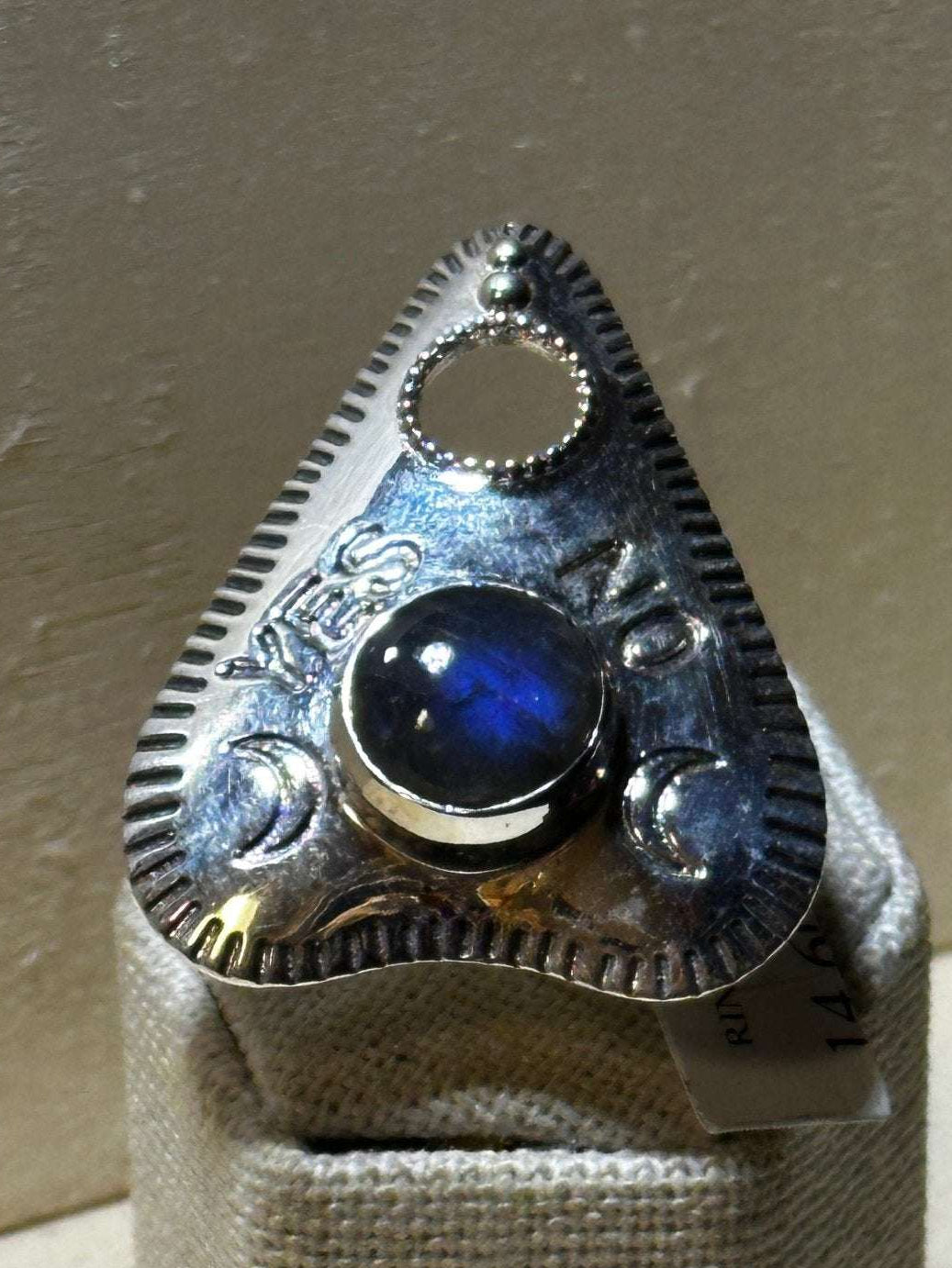 Ouija Labradorite Ring (14.6072) - Sacred Crystals Rings