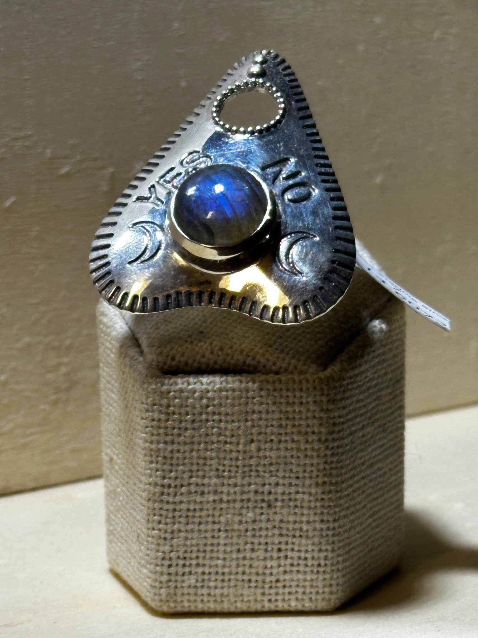 Ouija Labradorite Ring (14.6072) - Sacred Crystals Rings