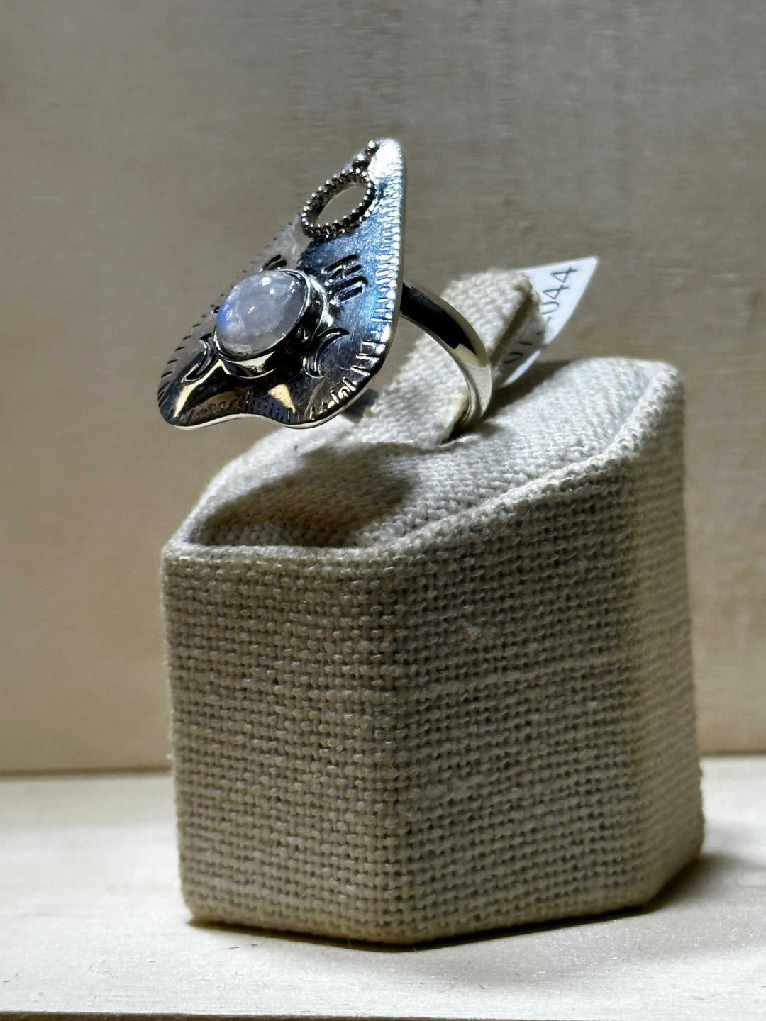 Ouija Rainbow Moonstone Ring (07.2044) - Sacred Crystals Rings