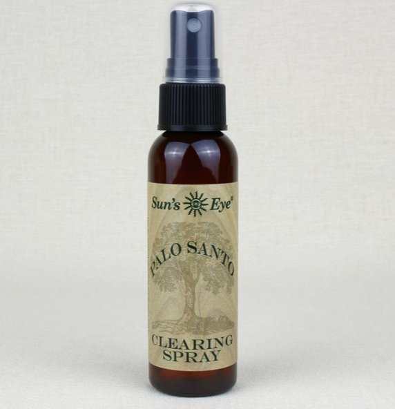 Palo Santo Clearing Spray 8 oz - Sacred Crystals Fine Mist Sprays