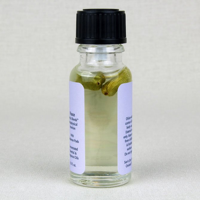 Peace Oil — back label