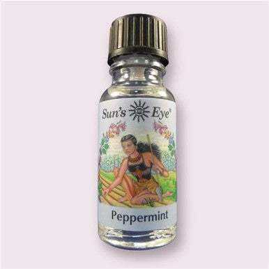 Peppermint Oil .5 oz - Sacred Crystals 0.5 oz Oils