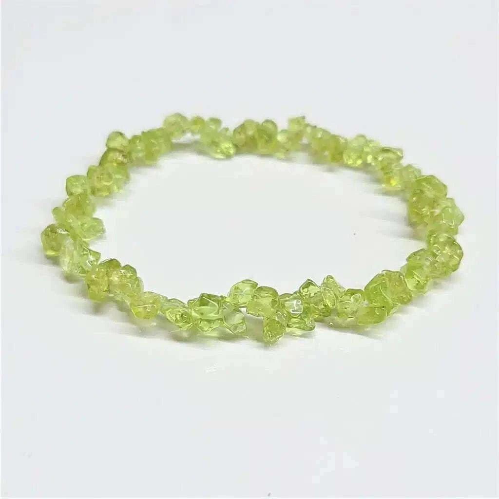 Peridot Chip Bracelet - Sacred Crystals Bracelets