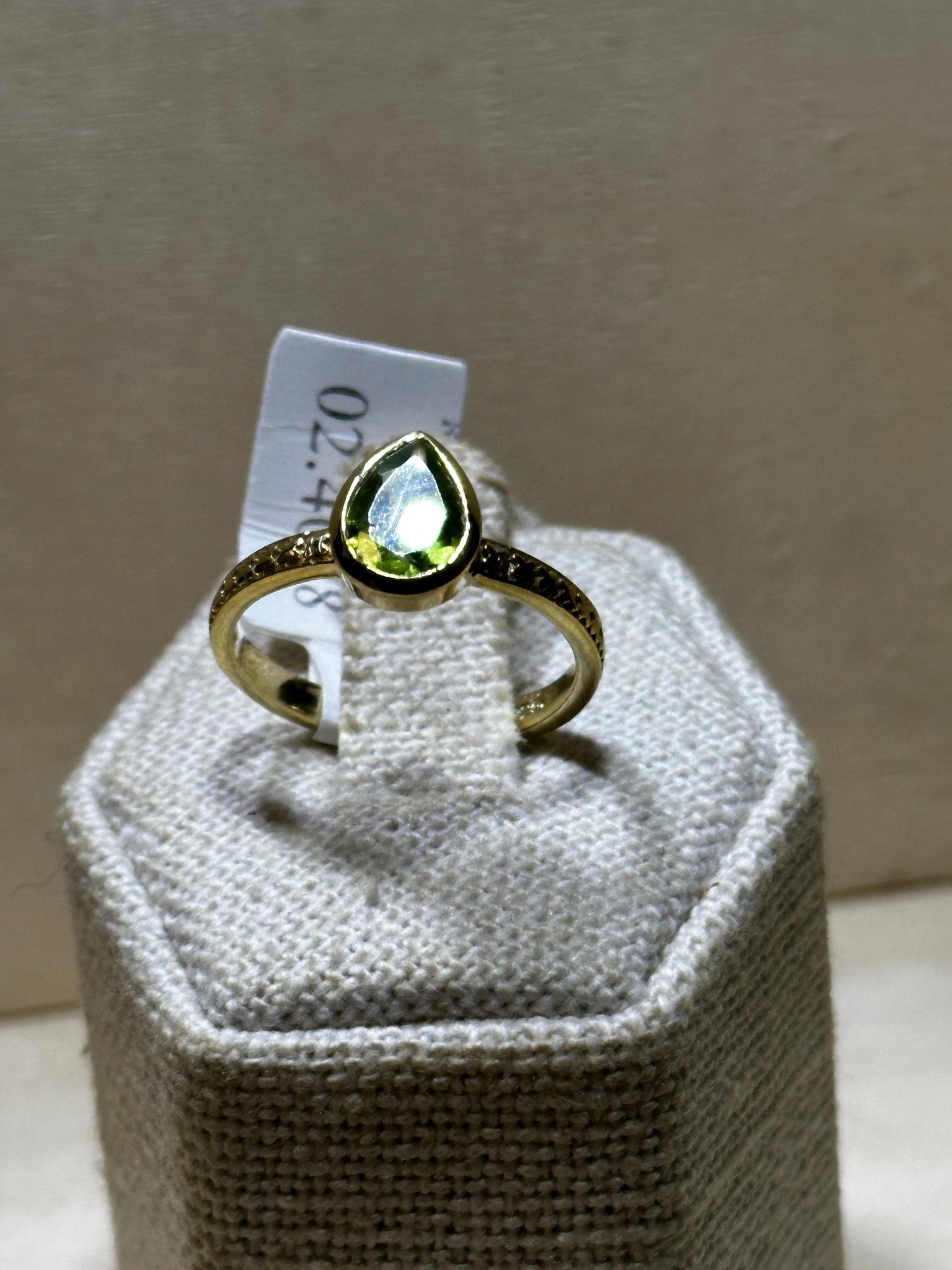 Peridot Ring Size 7 (02.4028) - Sacred Crystals Rings