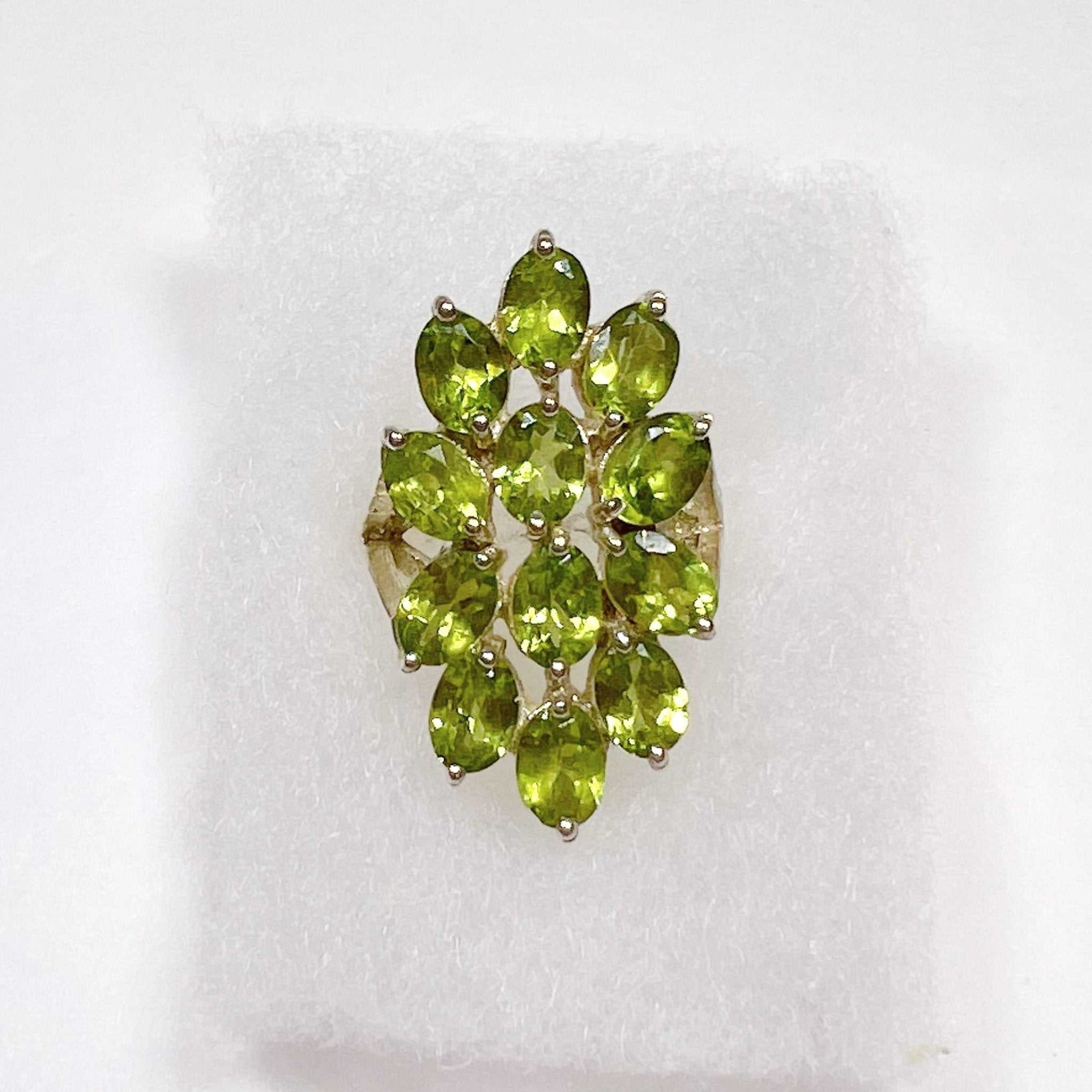 Peridot Ring - Size 9 - “Lotta Dough” - Sacred Crystals Rings