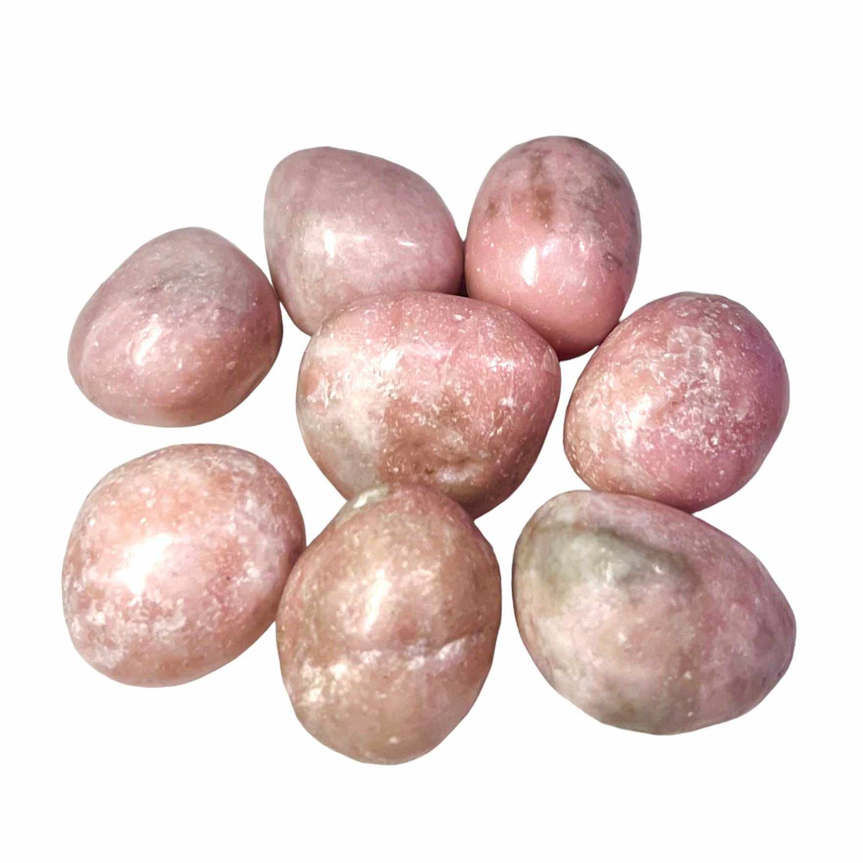 Pink Opal Tumbled Stone - Sacred Crystals Tumbled Stones