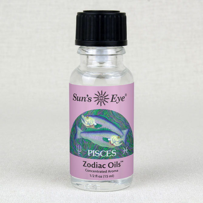 Pisces Zodiac Oil — Sun's Eye bottle