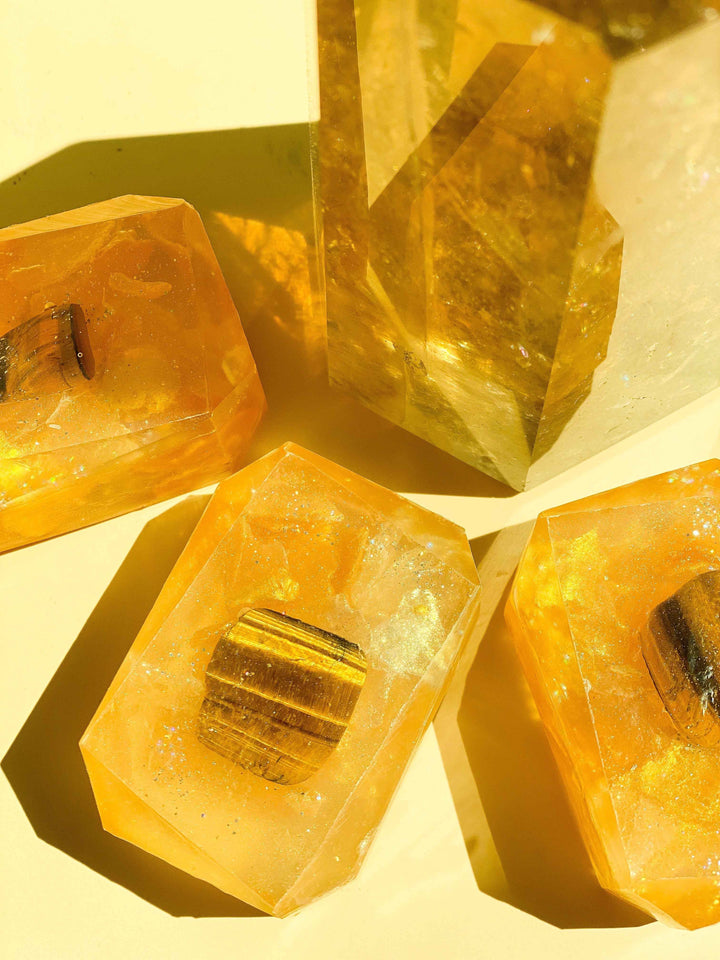 Power source – Crystal-infused bar soap