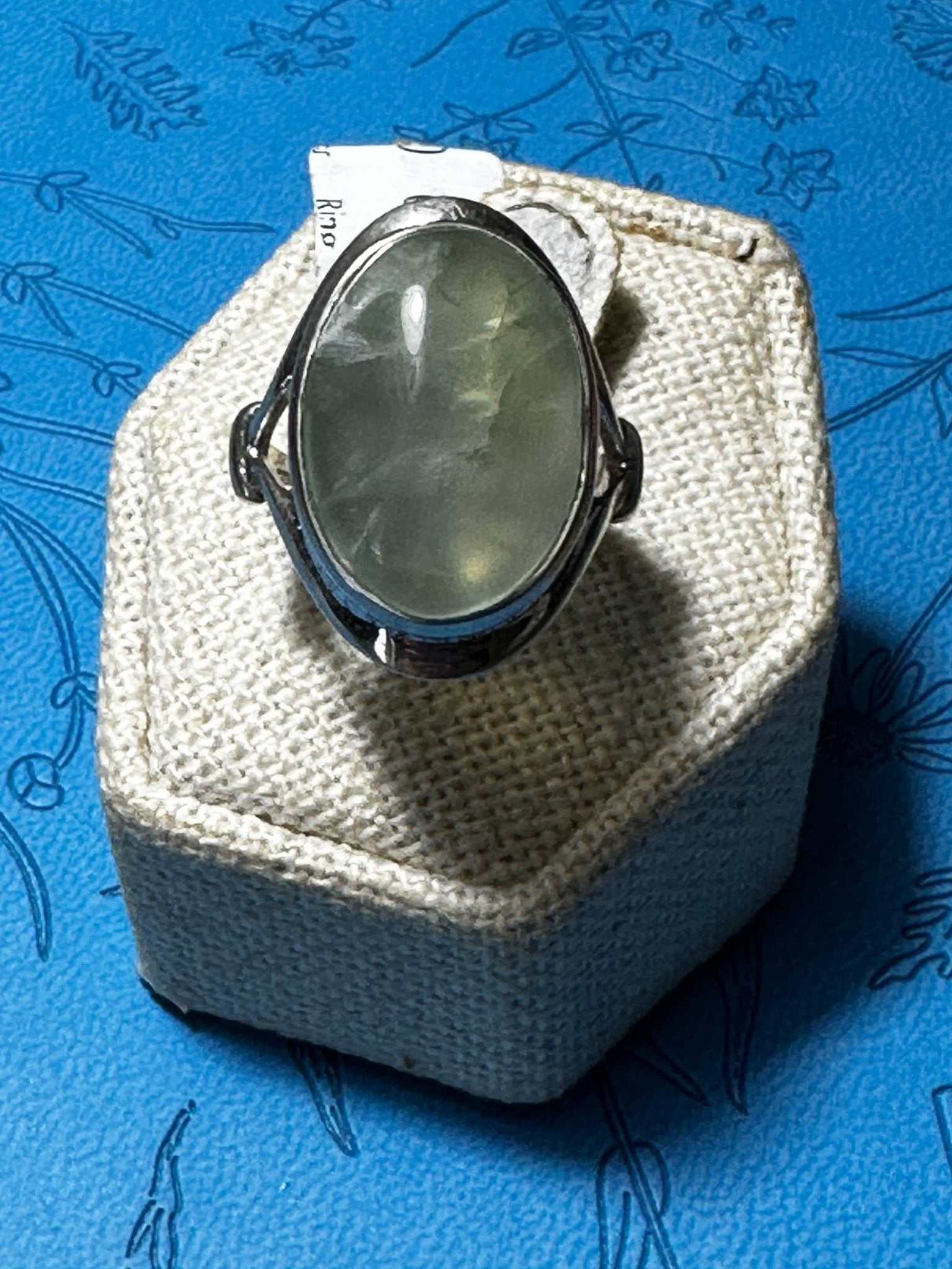 Prehnite Ring Size 7 07.0040 - Sacred Crystals Rings