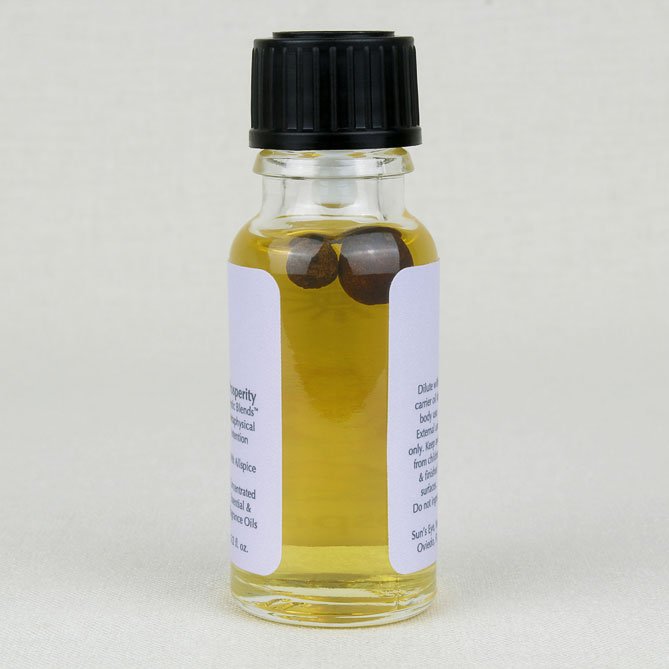 Prosperity Oil — back label