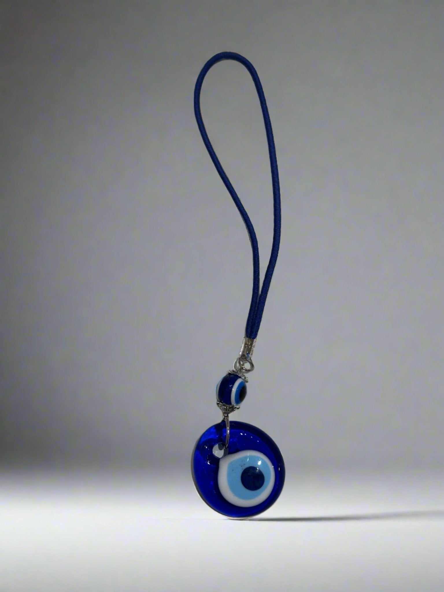 Protective Evil Eye Rear View Mirror Charm - Sacred Crystals Evil Eye