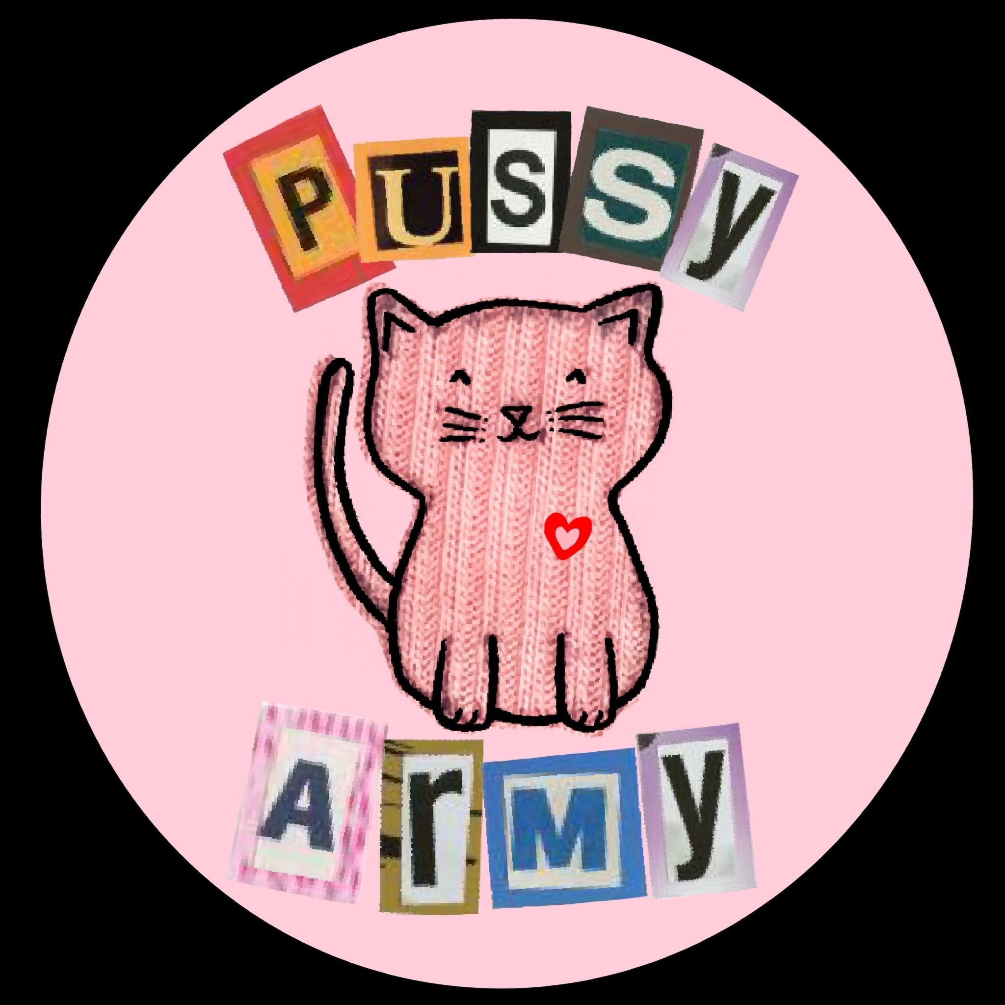Pussy Army - "Pussy Wife Beater" - Sacred Crystals Apparel