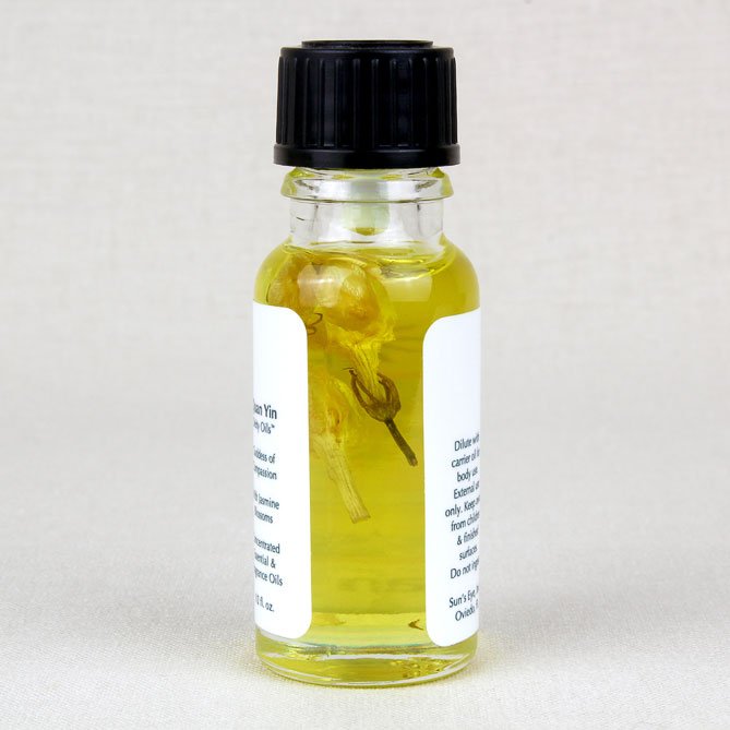 Quan Yin Oil — back label