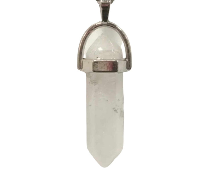 Quartz Bullet Point Necklace - Sacred Crystals Chains and Necklaces
