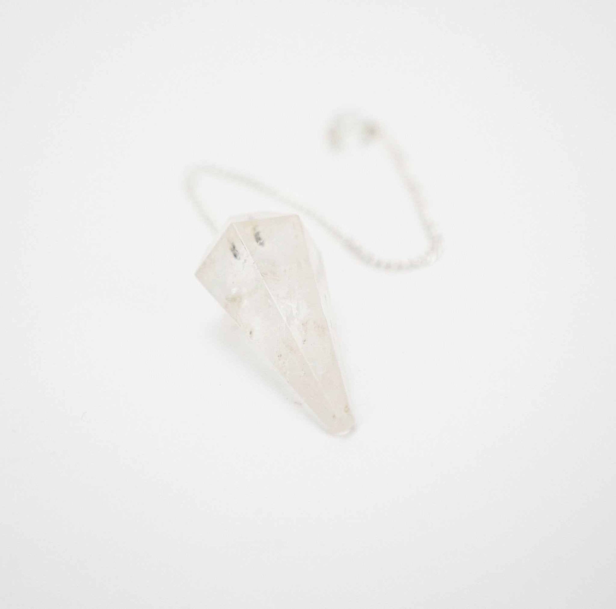 Quartz Pendulum 6 sided point - Sacred Crystals Pendulums