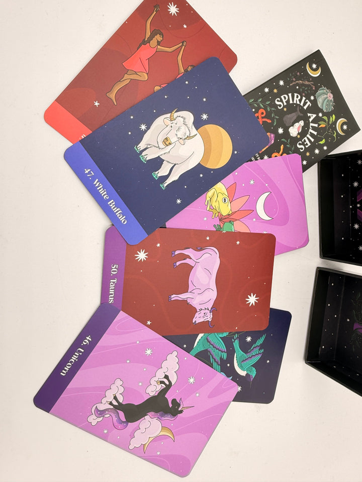 Spirit Allies Oracle Deck, cards with the box