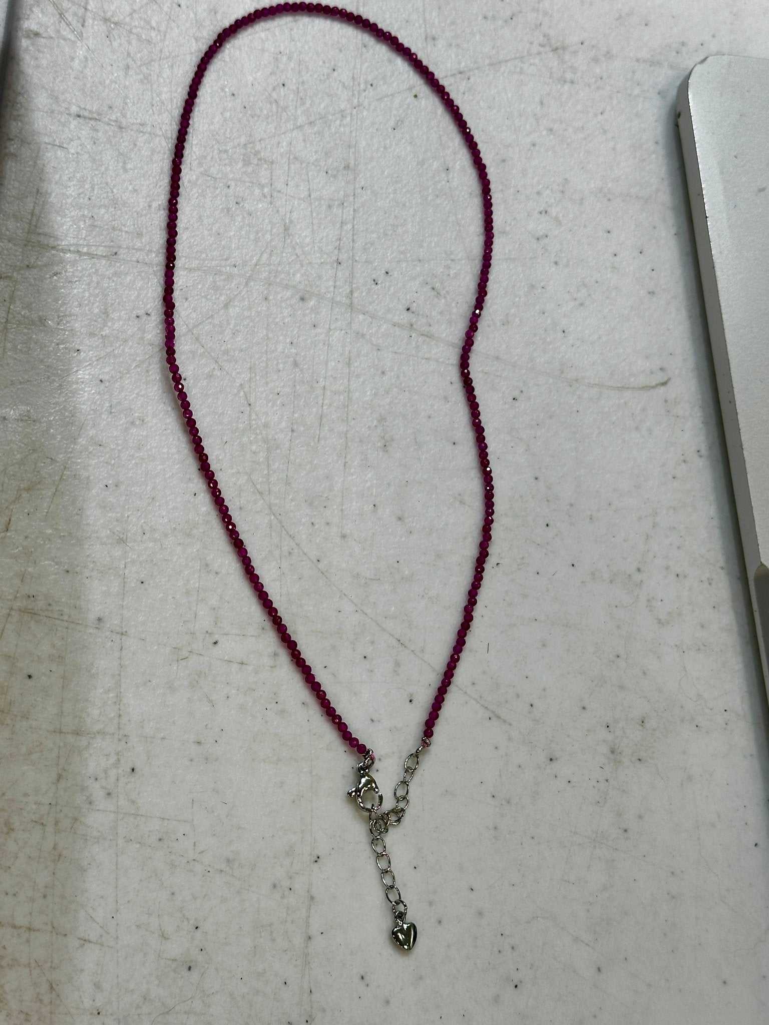 Radiant Ruby Whisper Necklace - Sacred Crystals Chains and Necklaces