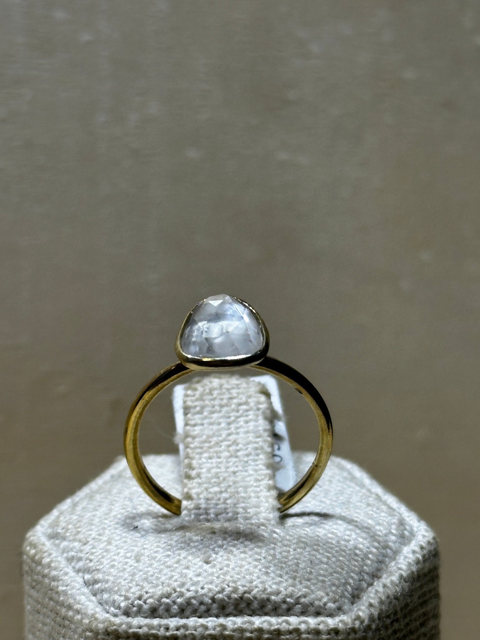 Rainbow Moonstone Ring Size 7 (03.0024) - Sacred Crystals Rings