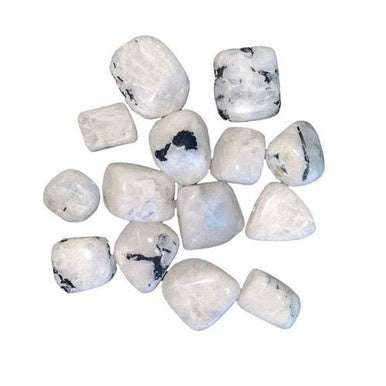 Rainbow Moonstone Tumbled Stone - Sacred Crystals Tumbled Stones