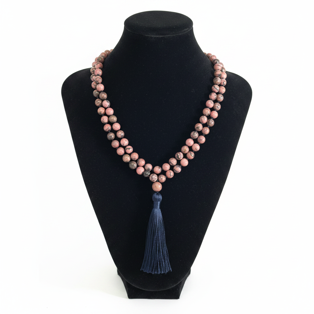 Rhodonite Mala - Bust