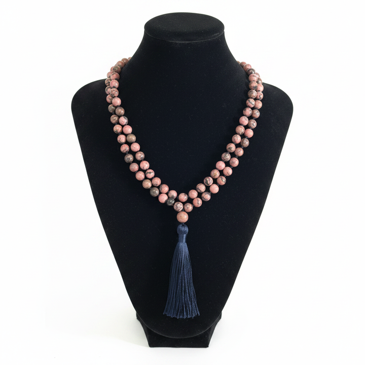 Rhodonite Mala - Bust