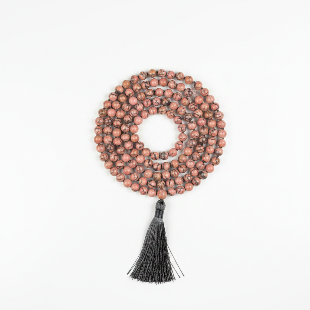 Rhodonite Mala - Coiled