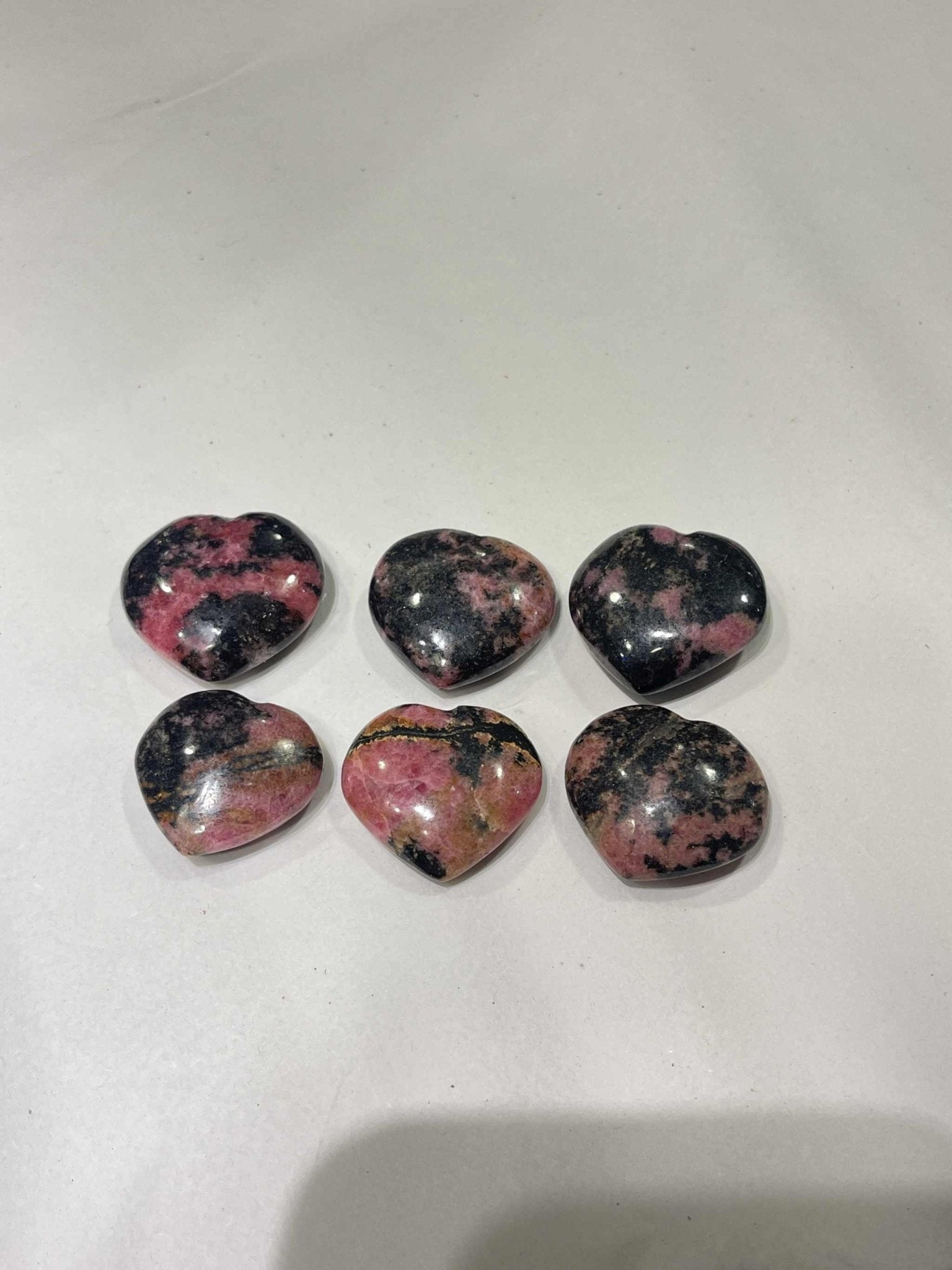Rhodonite Pocket Heart - Sacred Crystals Hearts