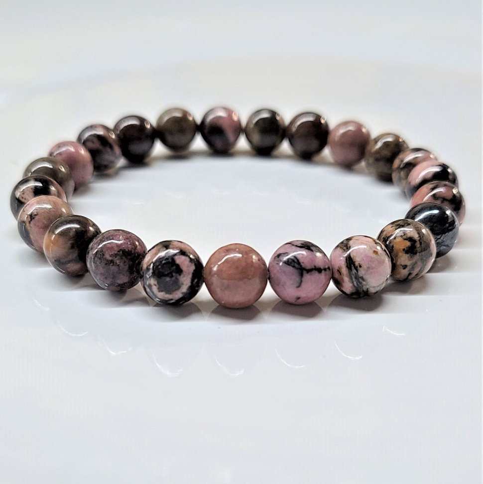 Rhodonite Stackable Bracelet - Sacred Crystals Bracelets