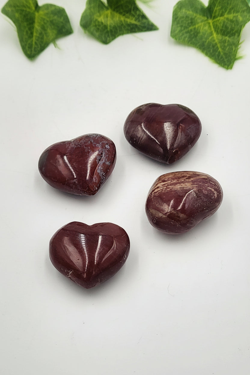 Red Jasper Pocket Heart