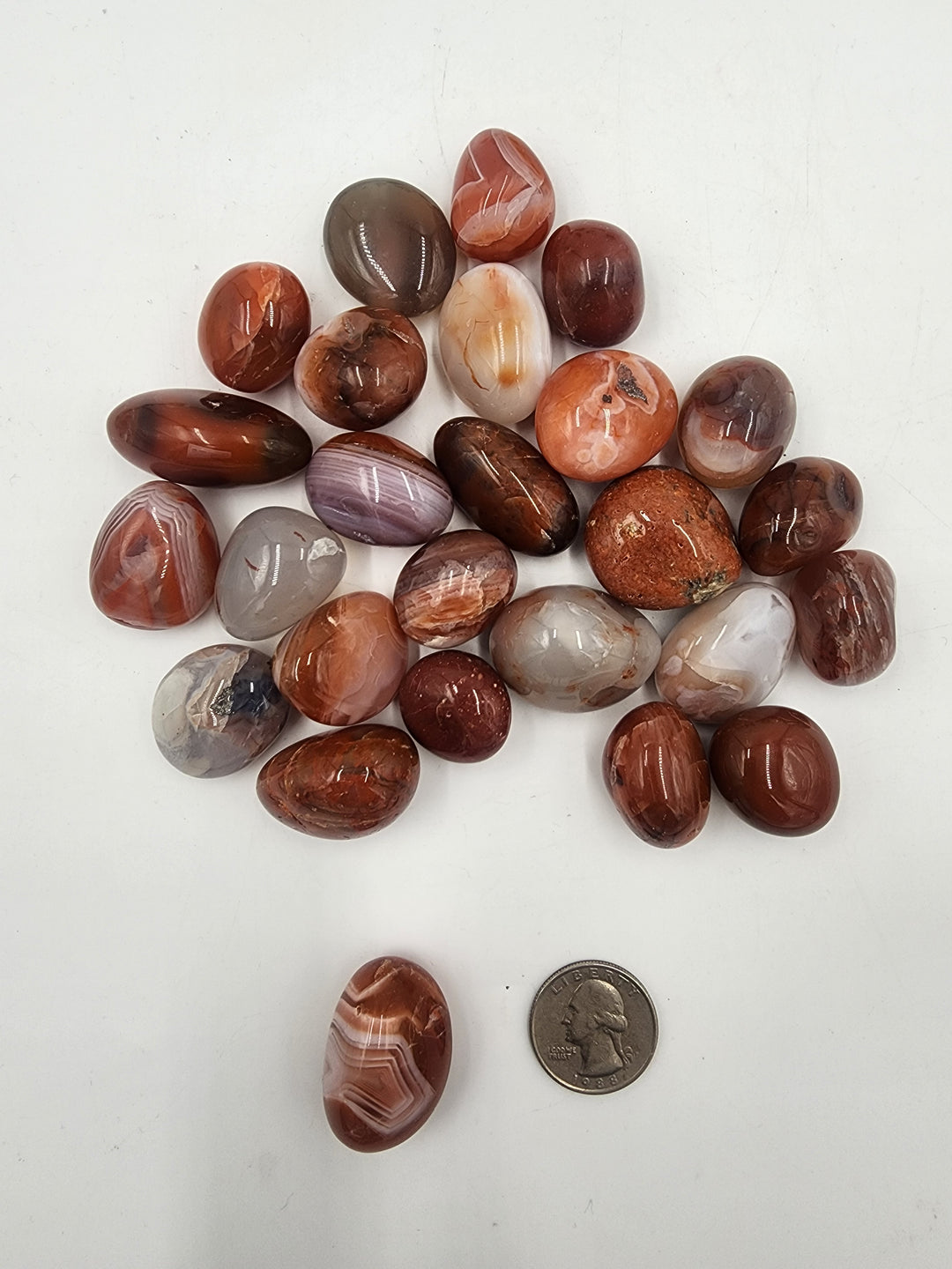 *Online Special* Carnelian Tumbled Pocket Stone