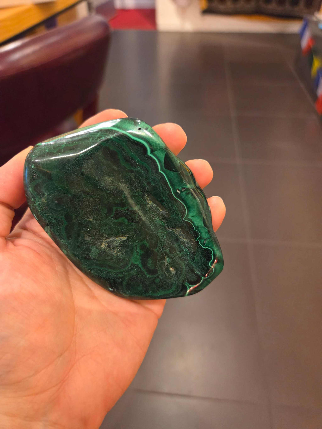 Polished Malachite Specimen 12.70 oz
