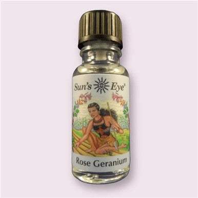 Rose Geranium Oil .5 oz - Sacred Crystals 0.5 oz Oils