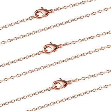 Rose Gold Brass Chain 18" - Sacred Crystals Chains and Necklaces