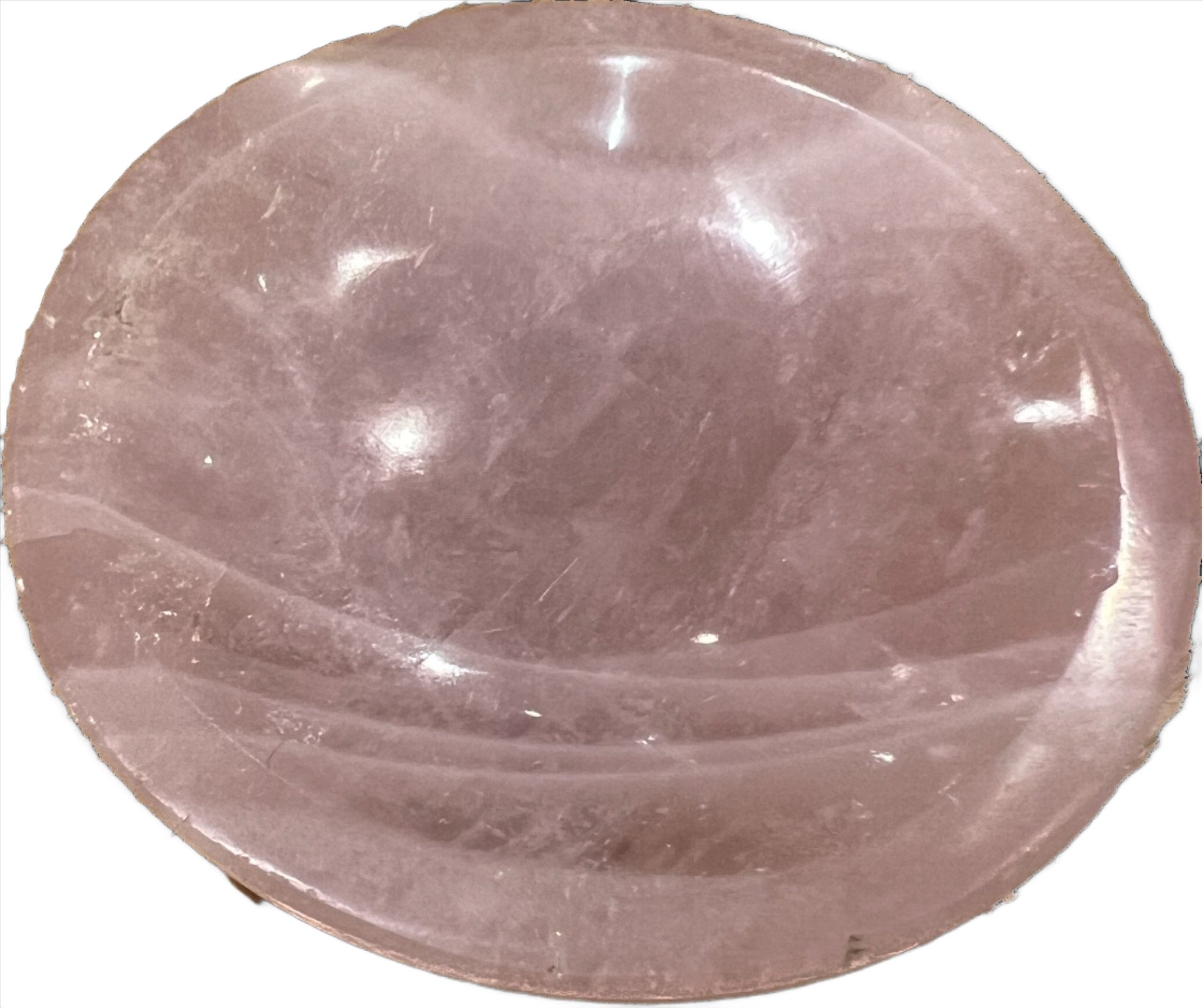 Rose Quartz Bowl - 3&quot; - Sacred Crystals Bowl