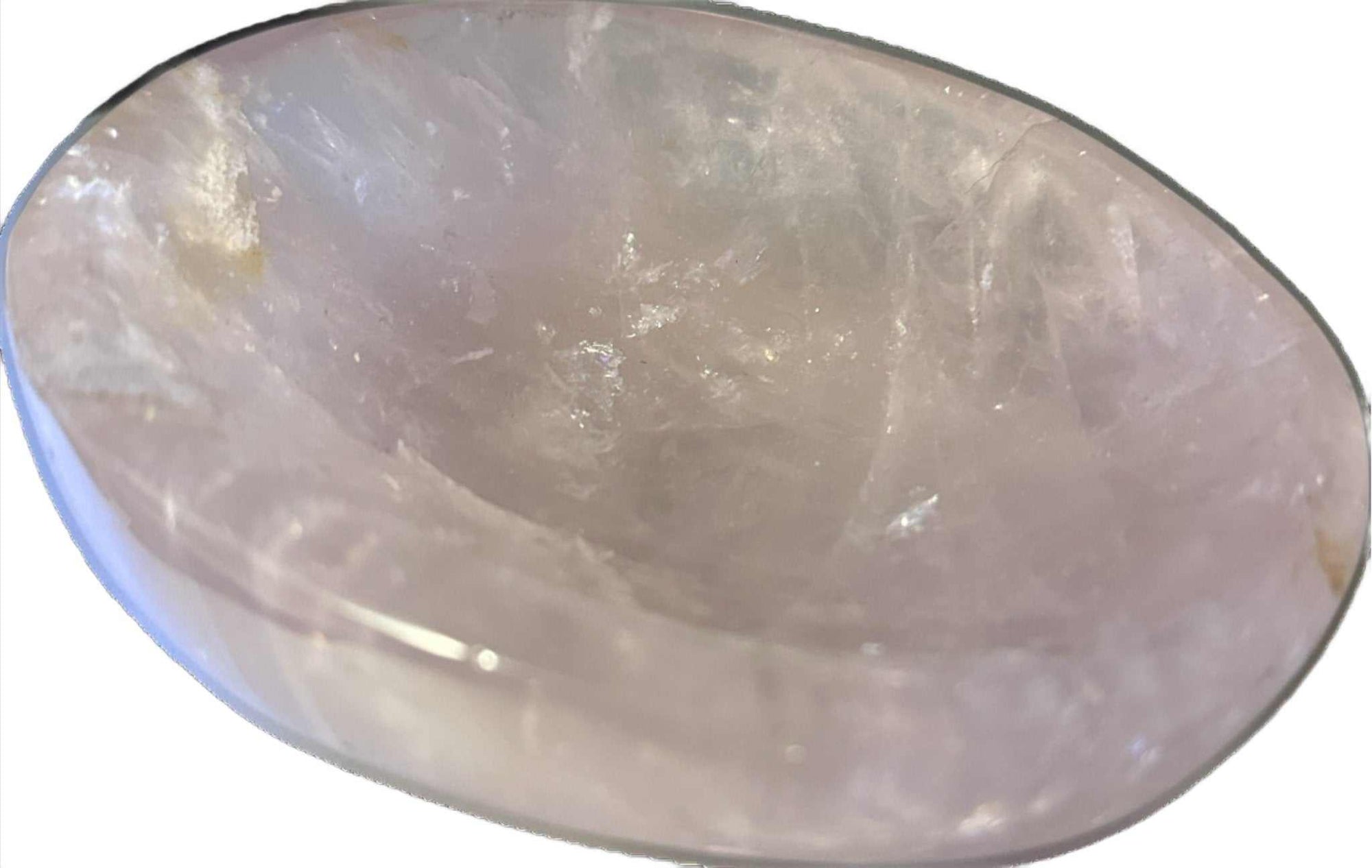 Rose Quartz Bowl 4&quot; - 5&quot; - Sacred Crystals Bowl