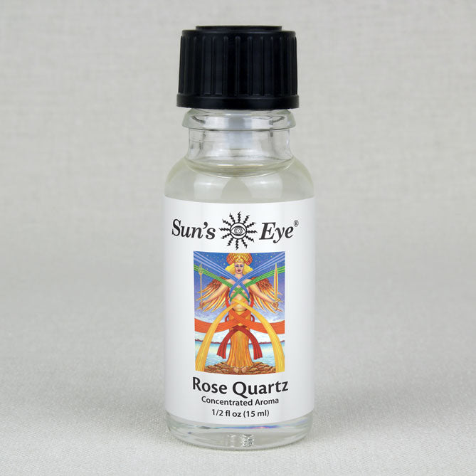 Rose Quartz Oil — Sun's Eye bottle