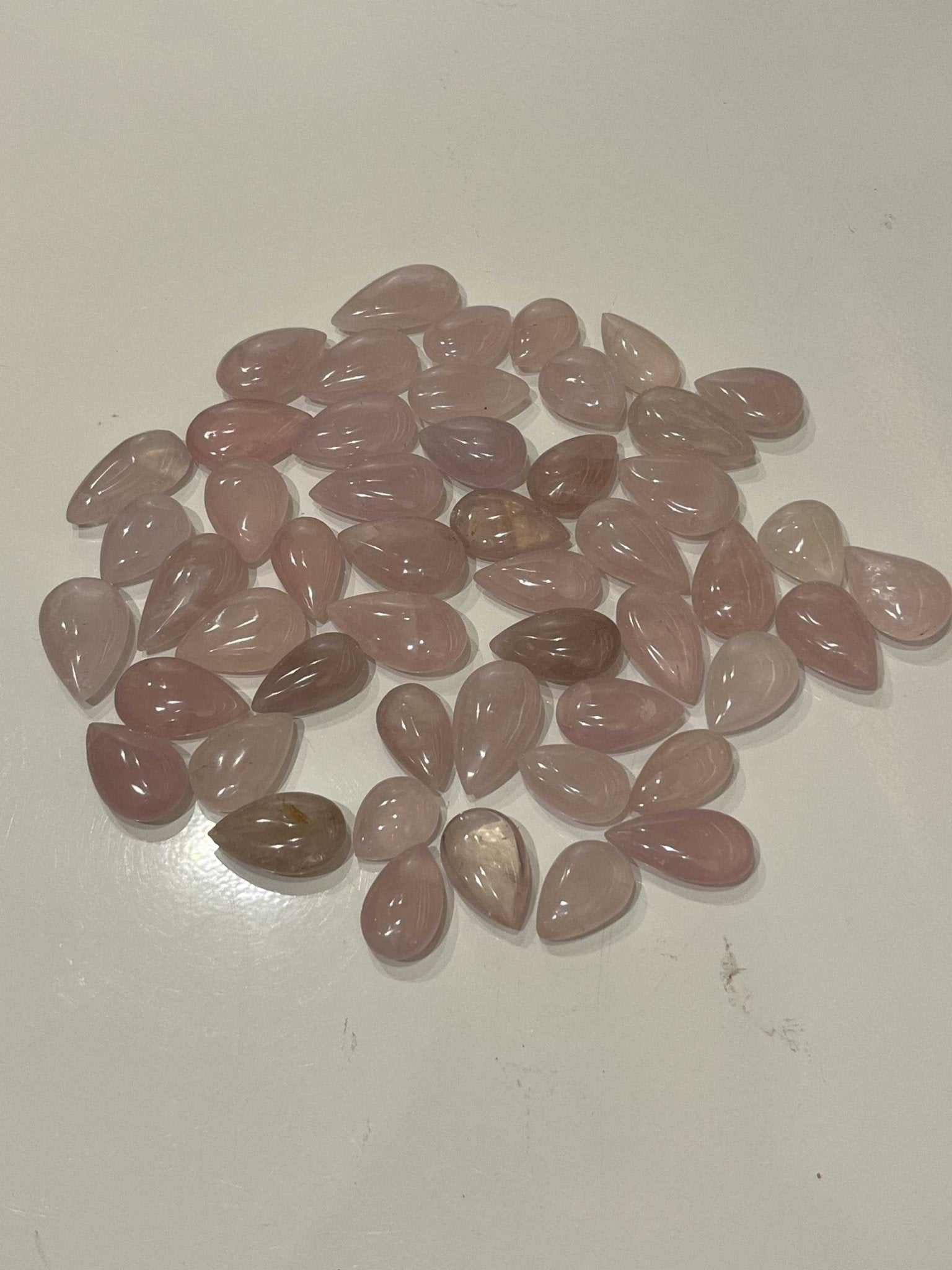 Rose Quartz Pocket Tears - Sacred Crystals Rose Quartz