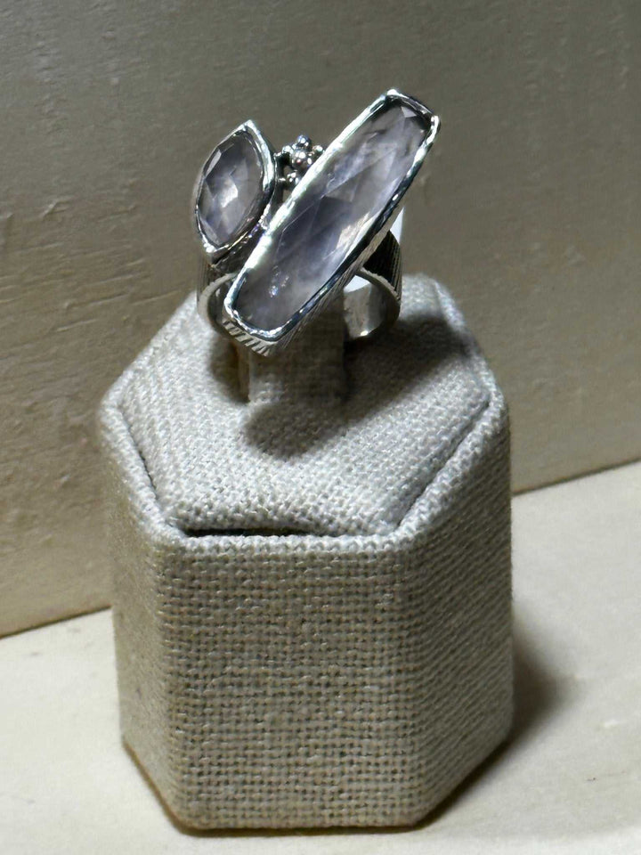 Rose Quartz Ring Size 7 (12.2070) - Sacred Crystals Rings