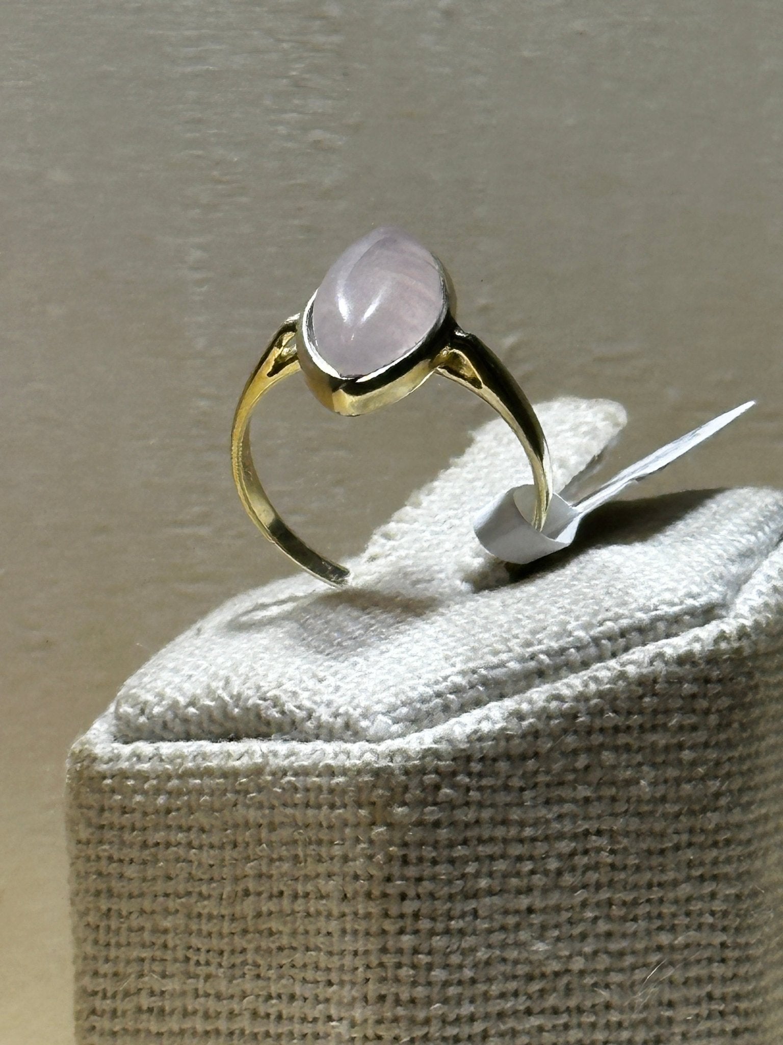 Rose Quartz Ring Size 7 (2.6024) - Sacred Crystals Rings