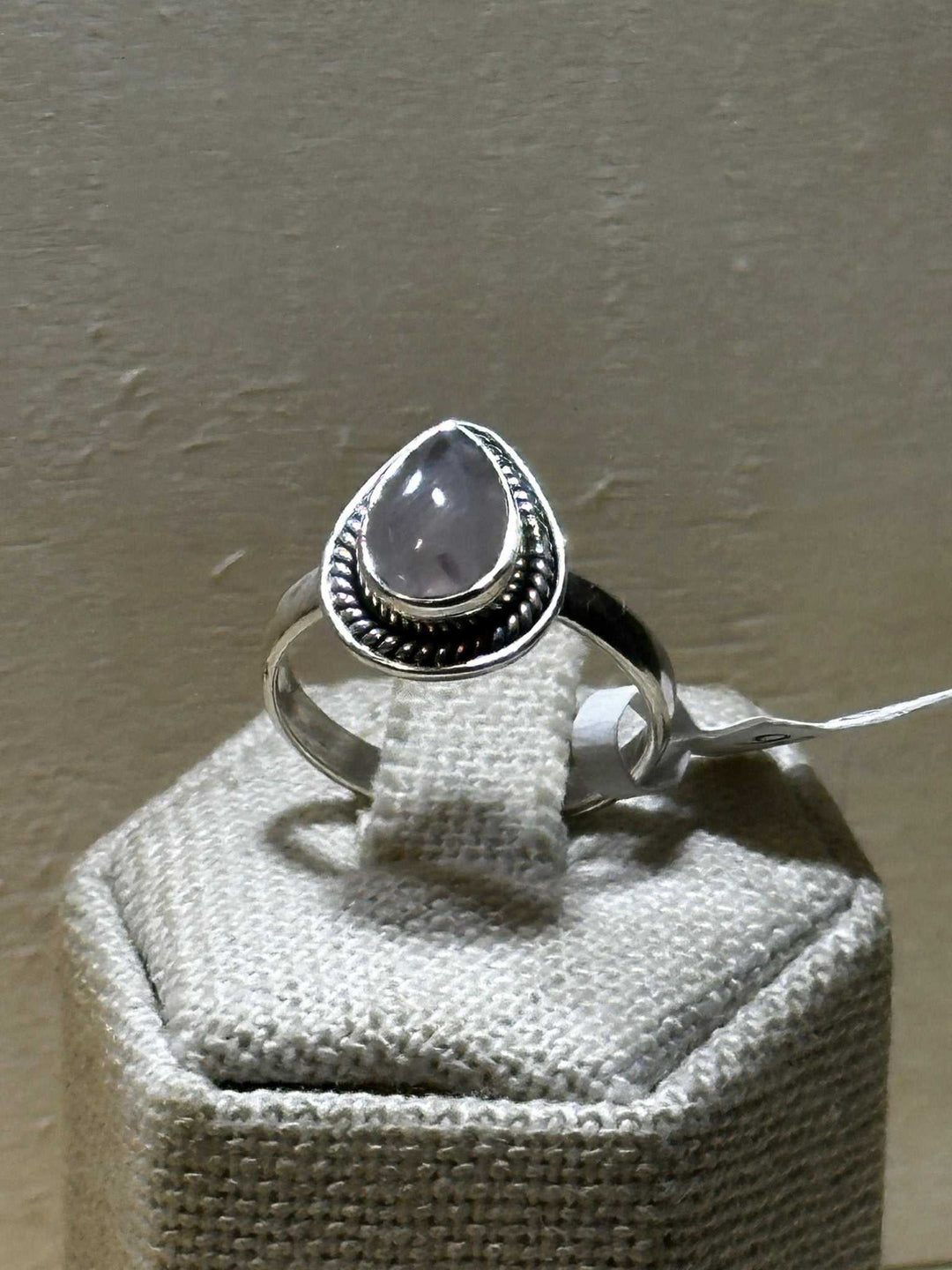 Rose Quartz Ring Size 8 (03.9026) - Sacred Crystals Rings