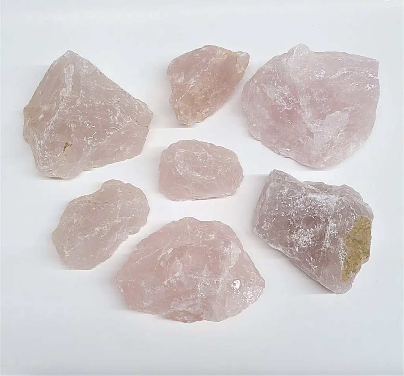 Rough Rose Quartz Pocket Stone - Sacred Crystals Rough Stones