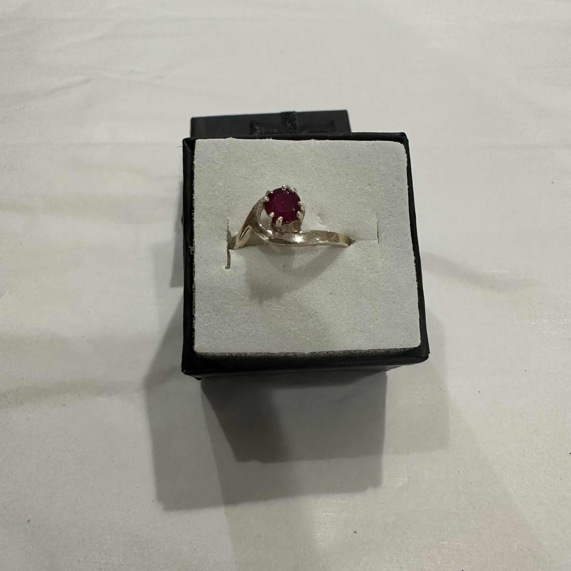 Ruby Ring - Size 8- “Wave” - Sacred Crystals Rings