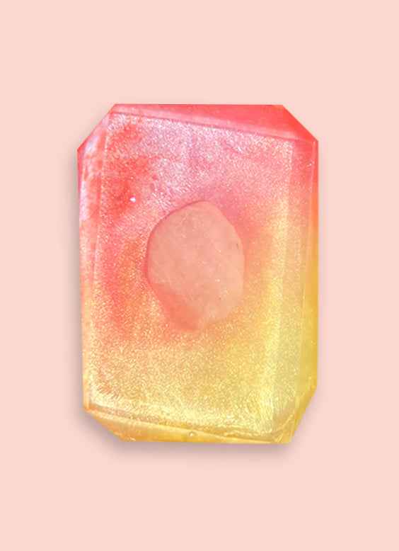 Spring sunrise – Crystal-infused bar soap