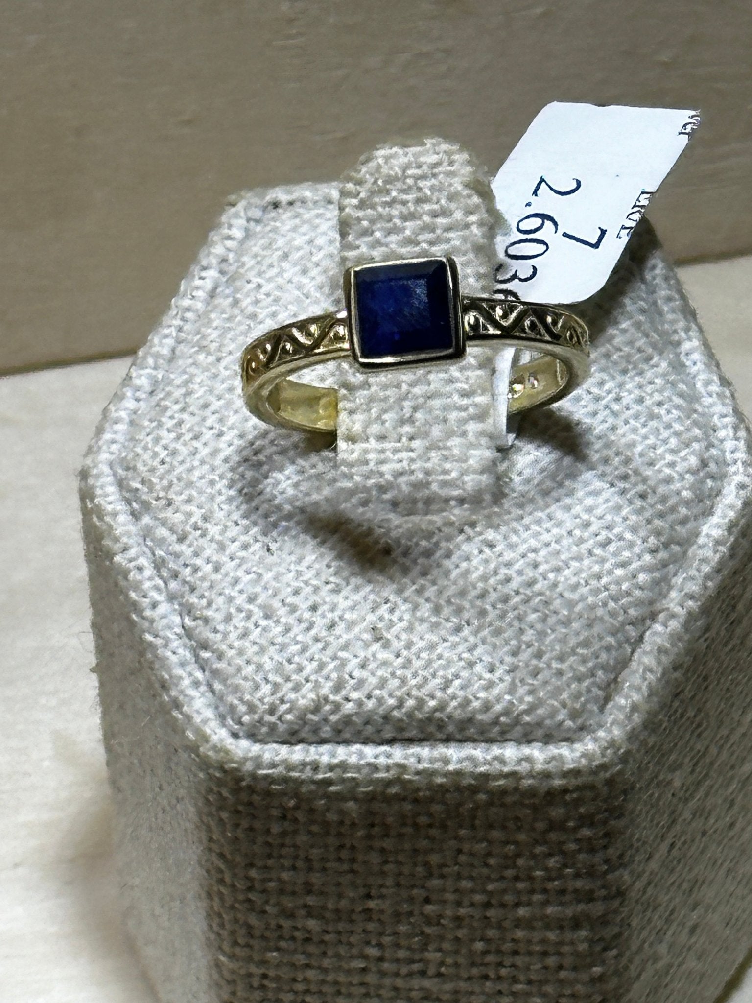 Sapphire Ring Size 7 (2.6036) - Sacred Crystals Rings