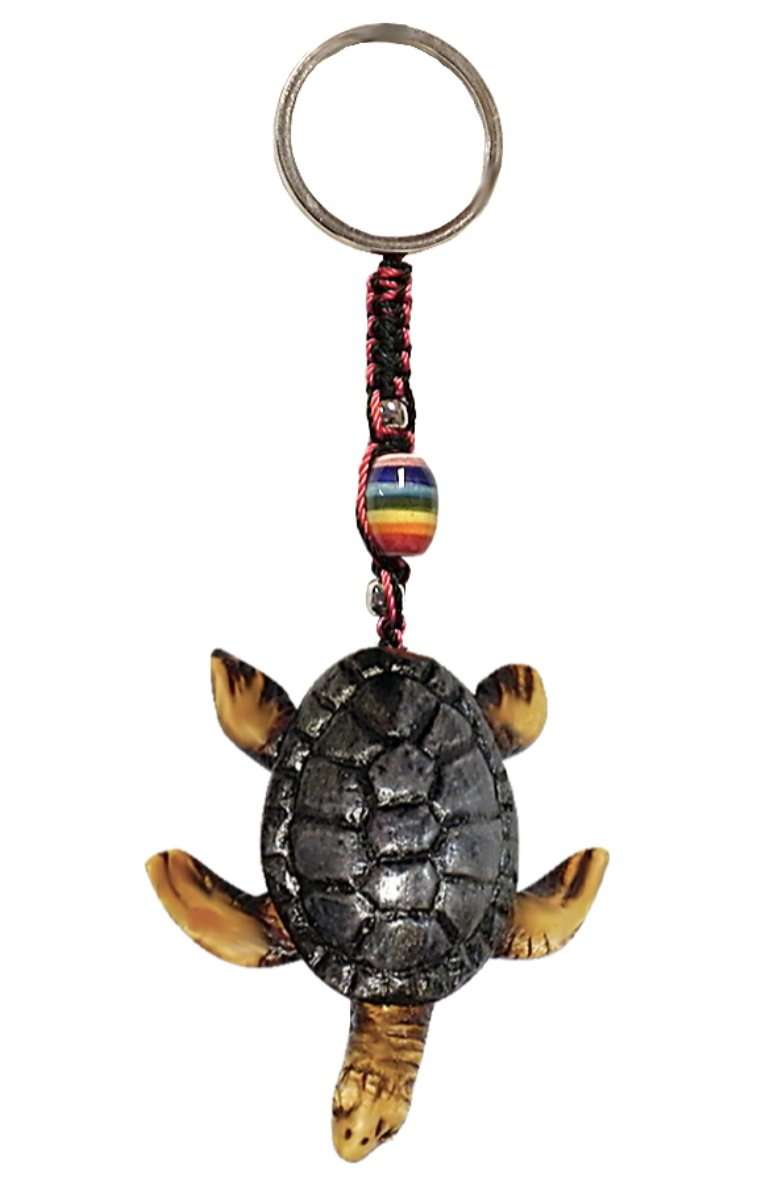 Sea Turtle Key Chain Hand Crafted - Sacred Crystals Keychains