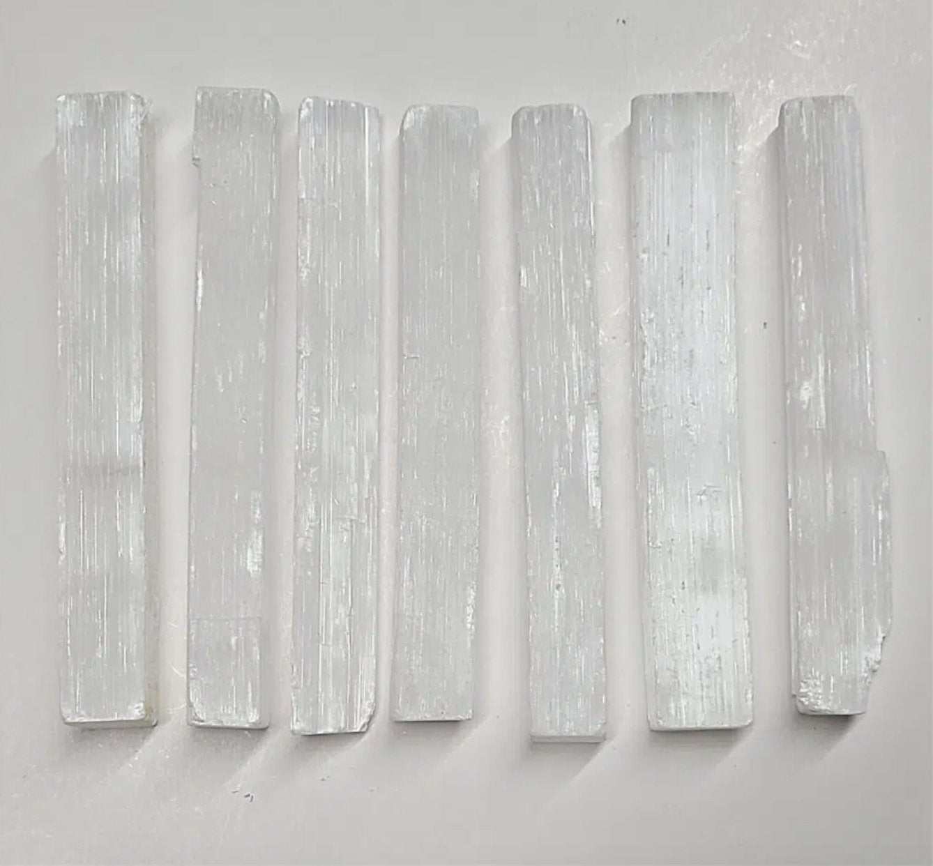 Selenite Stick Rough - Approx 10&quot; - Sacred Crystals Selenite